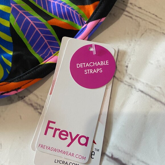 **Freya** Desert Disco Underwire Bandeau Bikini Swim Top 34I NWT - Picture 6 of 7